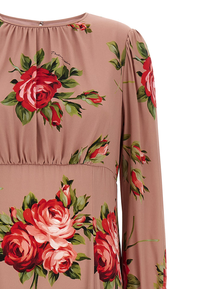 Dolce & Gabbana Bouquet Rose Abiti - Rosa | 04c02b0b7a81bb4f93f3983297ae9df8f05fb7df