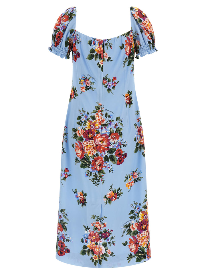 Dolce & Gabbana Mazzo Di Fiori Abiti - Celeste | 663058532fbc8526c4a75c2d156182866711744a