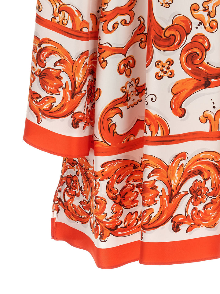 Dolce & Gabbana Maiolica Abiti - Arancione | e0b6cf2f34dd8659cb23ff668210d227105ae009