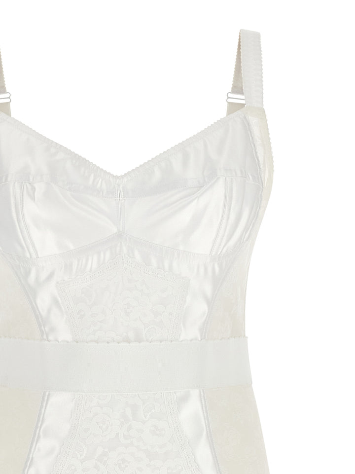 Dolce & Gabbana Corsetry Dress Abiti - Bianco | 540988d3f3117a42f8156138e932166cd99cb05d