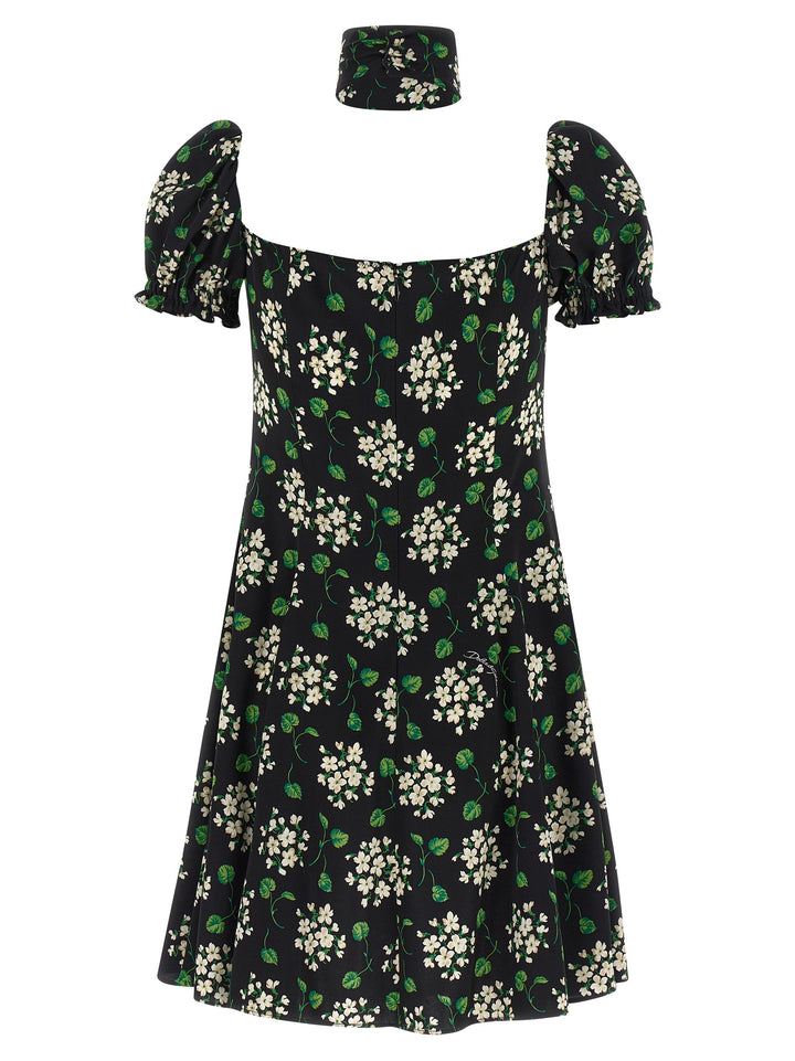 Dolce & Gabbana Flower Print Dress Abiti - Nero | 55620c2664234c1d00feb0475126cb8e5a903c33