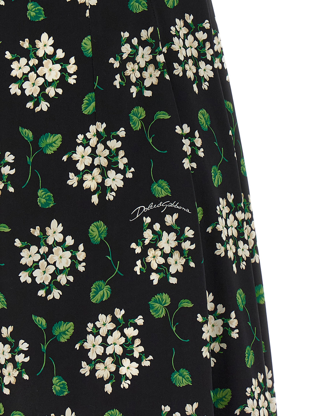 Dolce & Gabbana Flower Print Dress Abiti - Nero | b37ee3791da2d93c2e31ce03d37e37169f464118