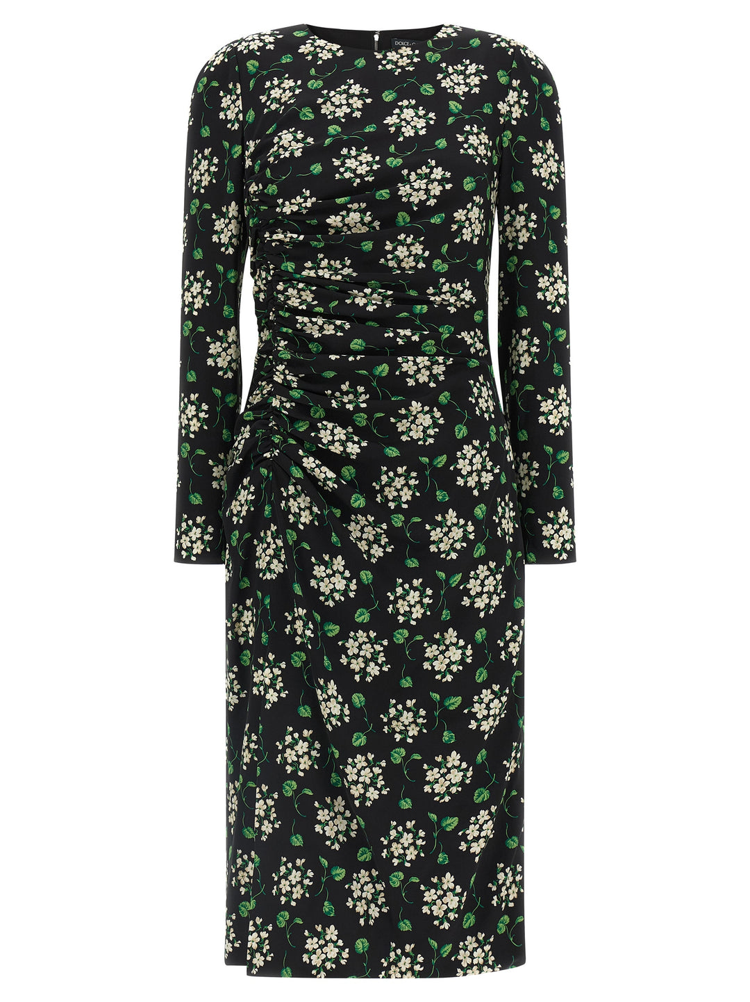 Dolce & Gabbana Flower Print Dress Abiti - Nero | eacc6a47f449a222d1f511ee42eed0f2bfba6c5d