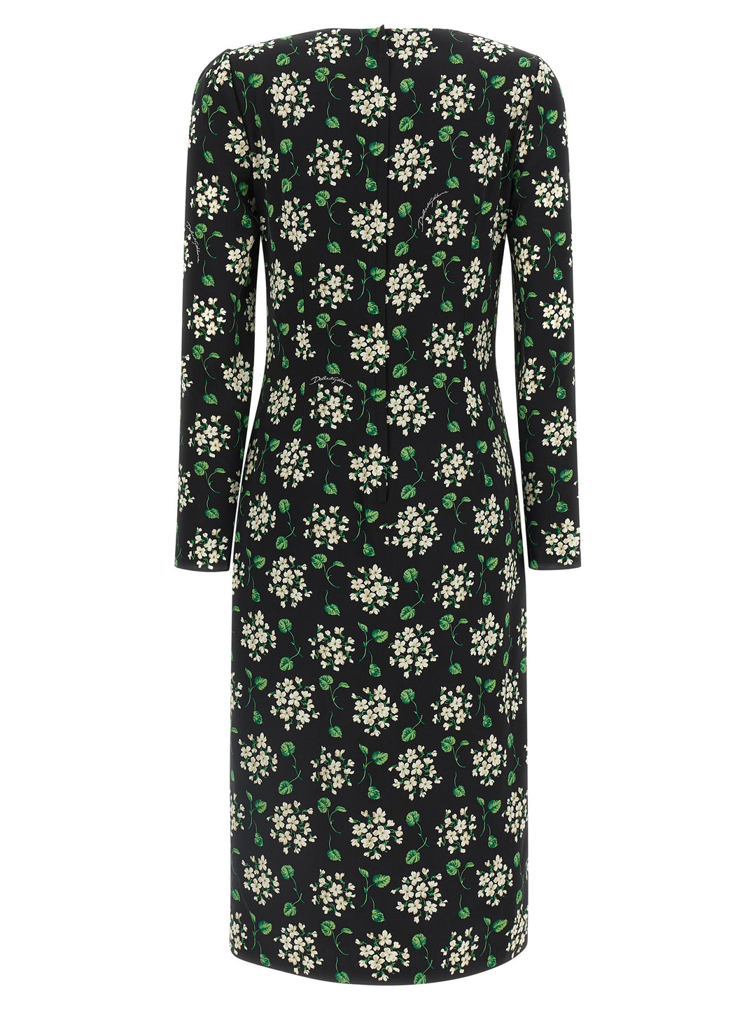 Dolce & Gabbana Flower Print Dress Abiti - Nero | c0ca756b8bfeb522086268a11cb7cd534e76d78c