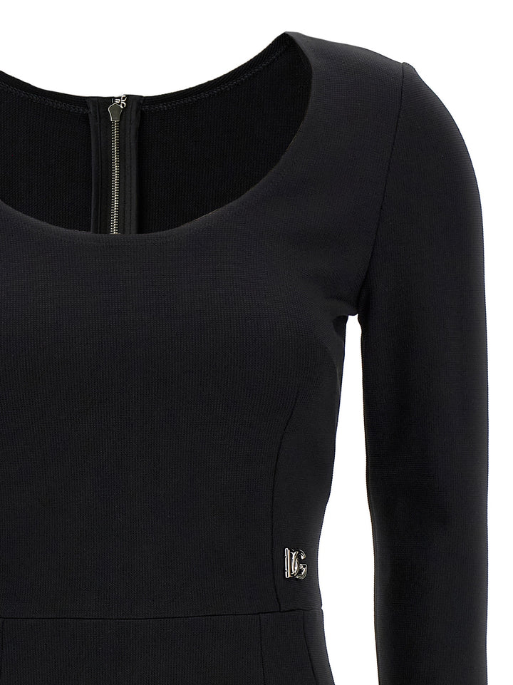 Dolce & Gabbana Logo Dress Gonne - Nero | e1ff0f6bc5905a0cd9eb539cfe0a7c0fcc9860ae