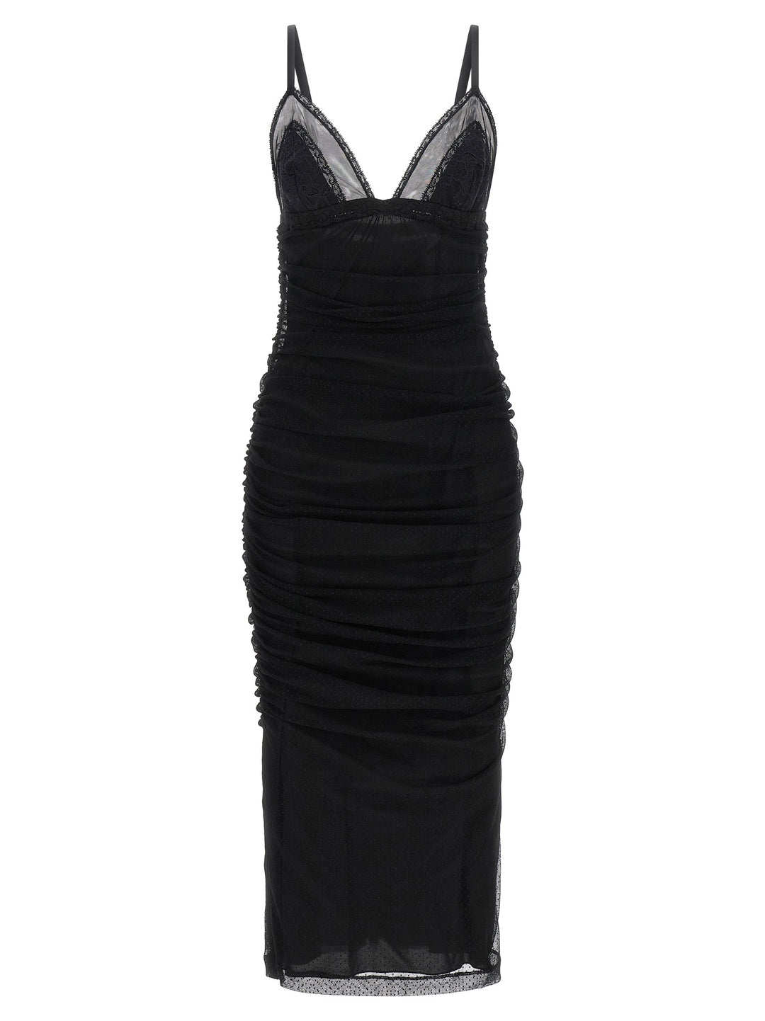 Dolce & Gabbana Longuette Slip Dress Abiti - Nero | 128c6dd65c03191bcaa979e270a3520a89a3adb6