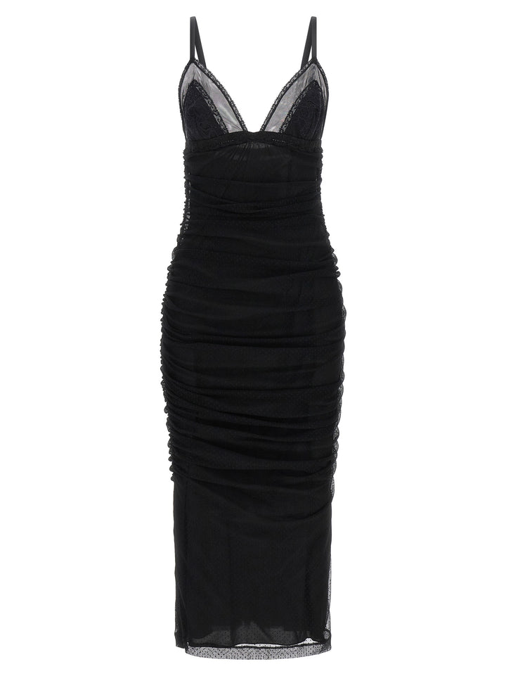 Dolce & Gabbana Longuette Slip Dress Abiti - Nero | 128c6dd65c03191bcaa979e270a3520a89a3adb6