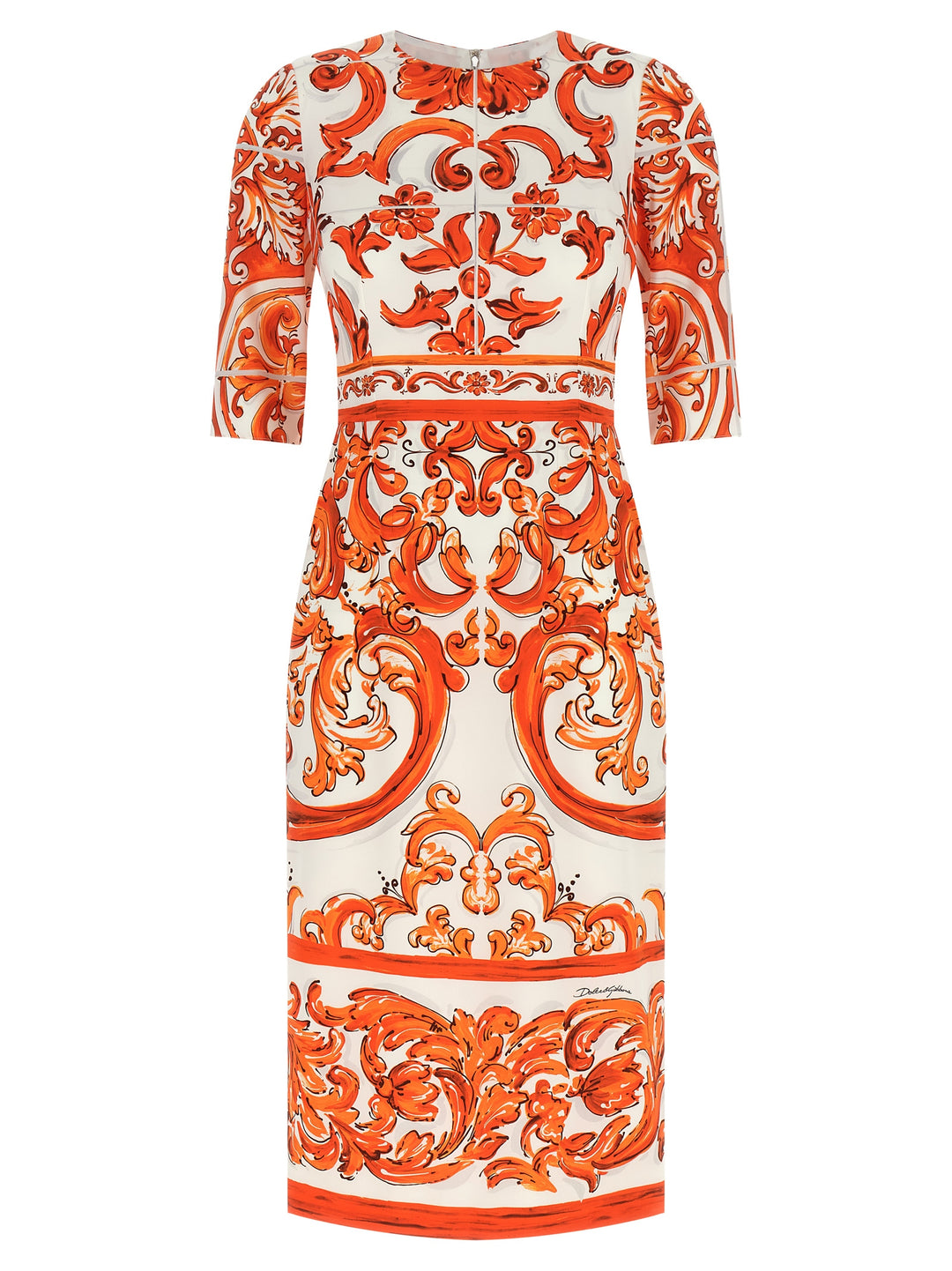 Dolce & Gabbana Maiolica Abiti - Arancione | 9938b84c6be915fcd6deecd621fdbfee46031f8f