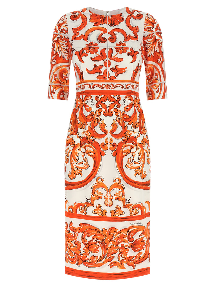 Dolce & Gabbana Maiolica Abiti - Arancione | 9938b84c6be915fcd6deecd621fdbfee46031f8f