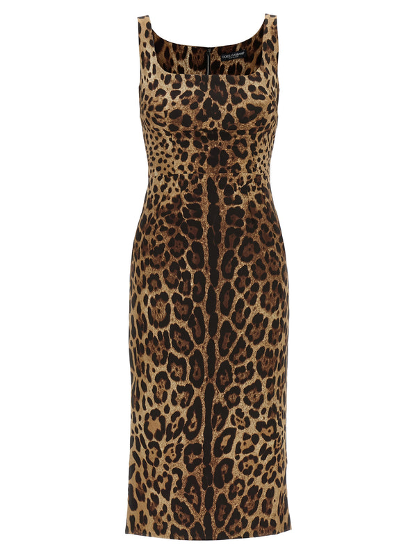 Silk Charmeuse Dress Abiti Marrone