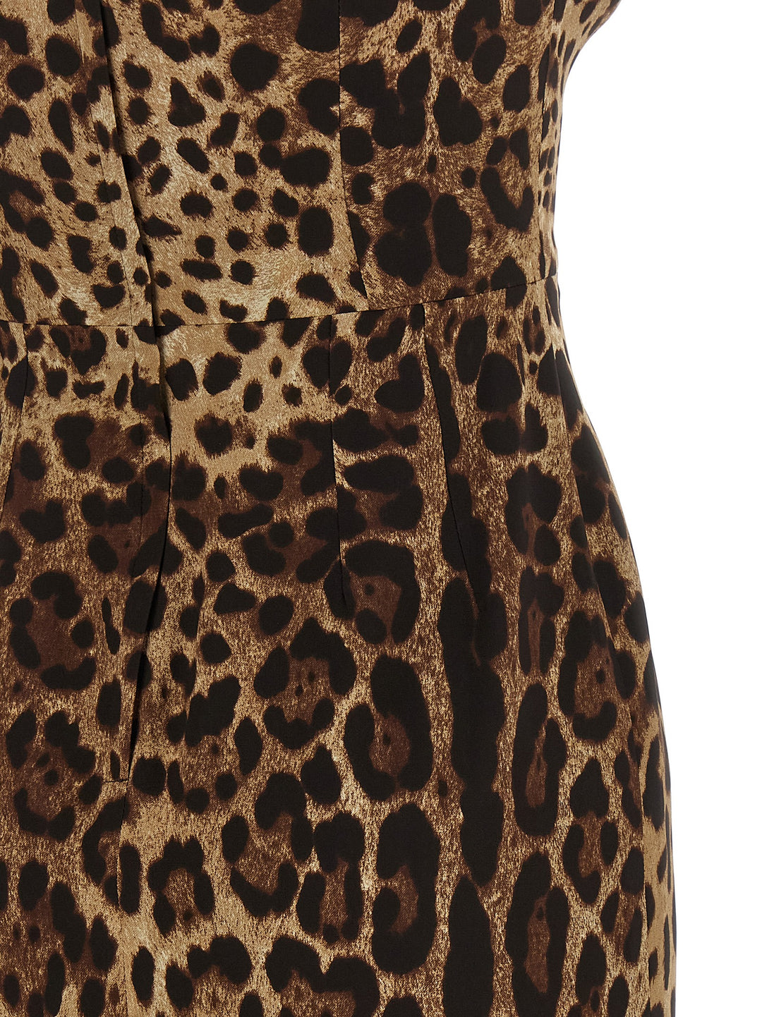 Dolce & Gabbana Silk Charmeuse Dress Abiti - Marrone | aabda9d8fa03bf552d5626bfcb6c183c5f62f4f9
