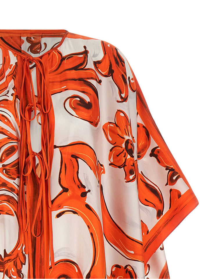 Dolce & Gabbana Maiolica Abiti - Arancione | 399526e32bfe4ba469c8e91ba5a4c4e7a1a41be3