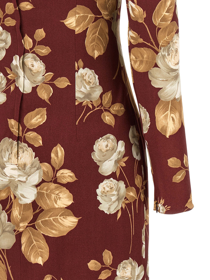 Dolce & Gabbana Rose Print Dress Abiti - Multicolor | 16bd368543d7ad34e93e2a879fb284a05cba1480