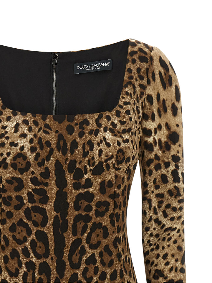 Dolce & Gabbana Leo Abiti - Marrone | f9fed320c8b2d43bea0463fe91138dd68c6c6680