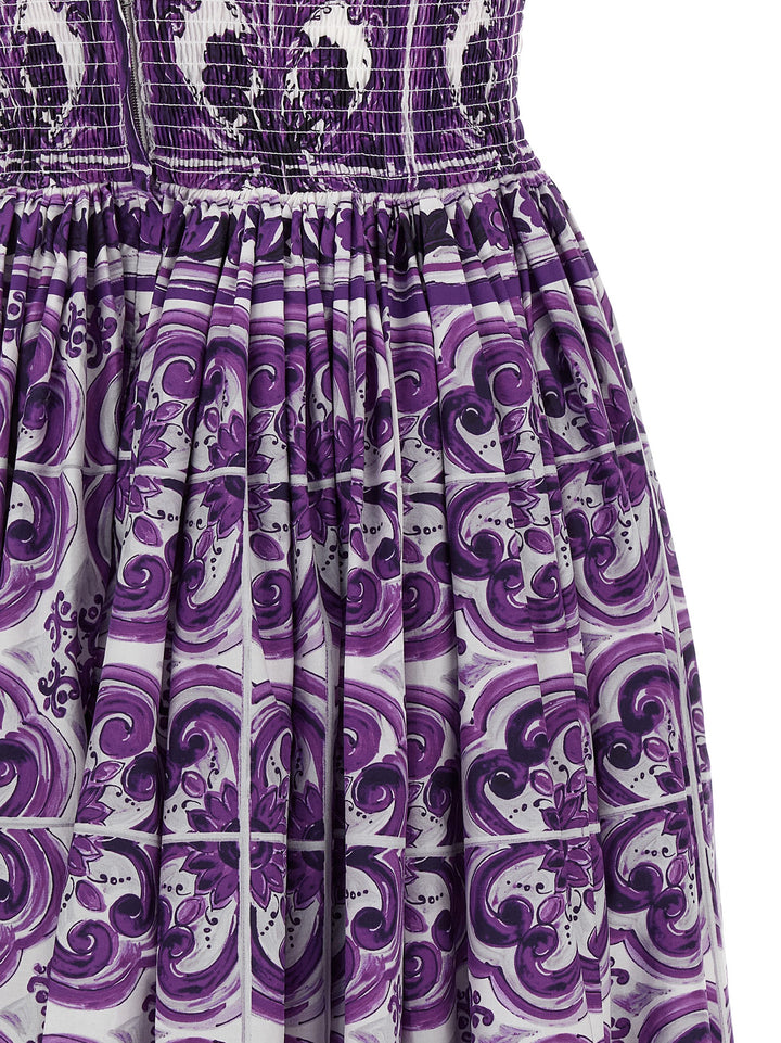 Dolce & Gabbana Maiolica Abiti - Viola | 7e7204ae20bb55b84c8aeb53c4e2fde8fc85a42e