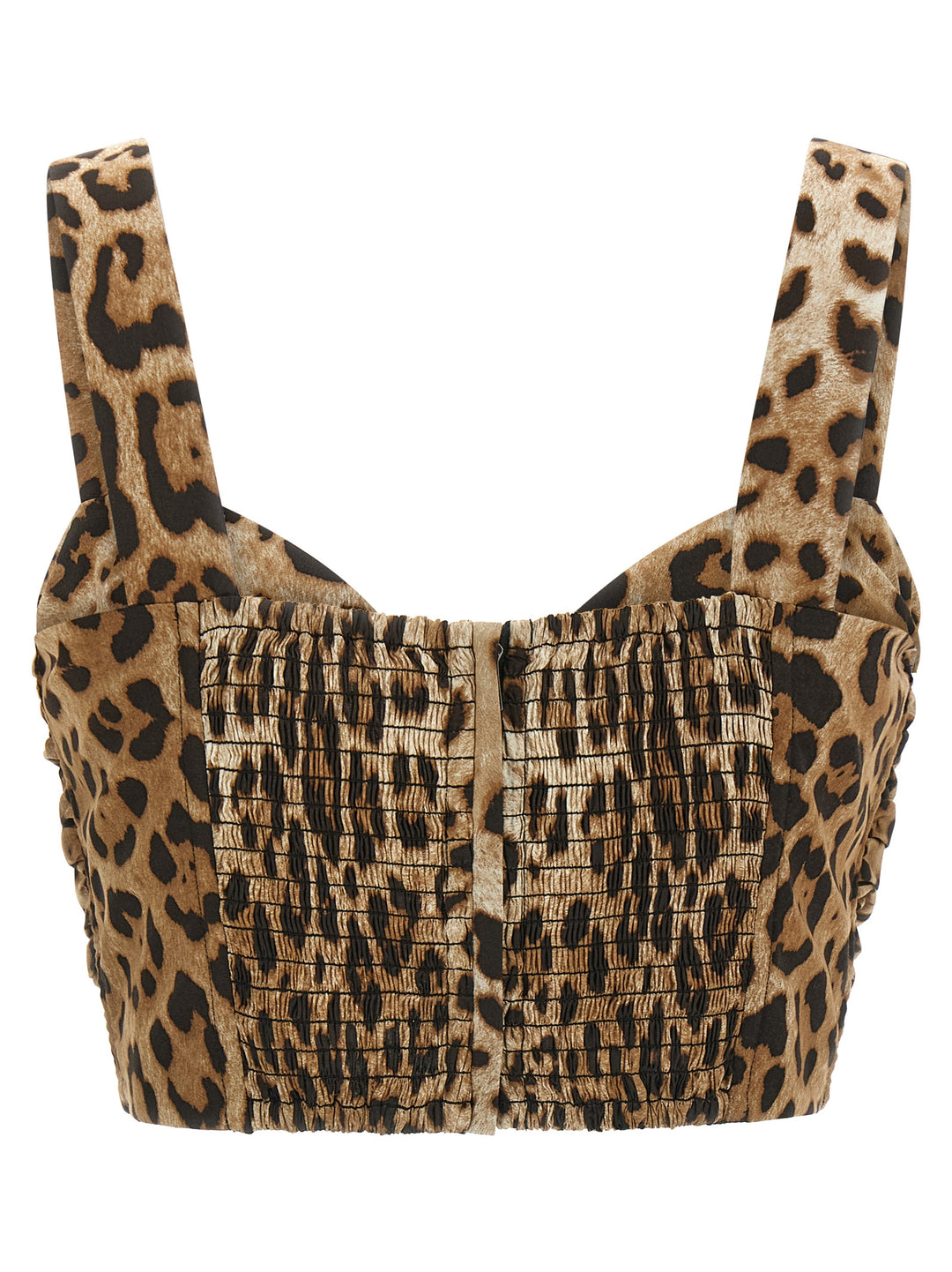 Dolce & Gabbana Sweetheart Neckline Top Top - Marrone | 3243880b28878913620c971fb910563b2c2da368