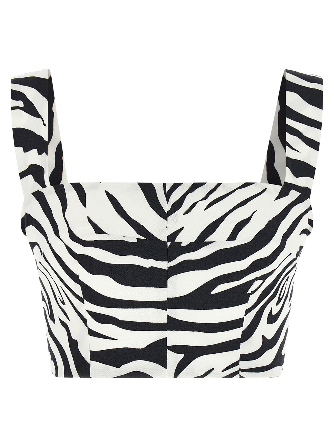 Dolce & Gabbana Zebra Top - Bianco/Nero | fc507e8e17b8e18b1ae149e09cbcb24367eb84f0