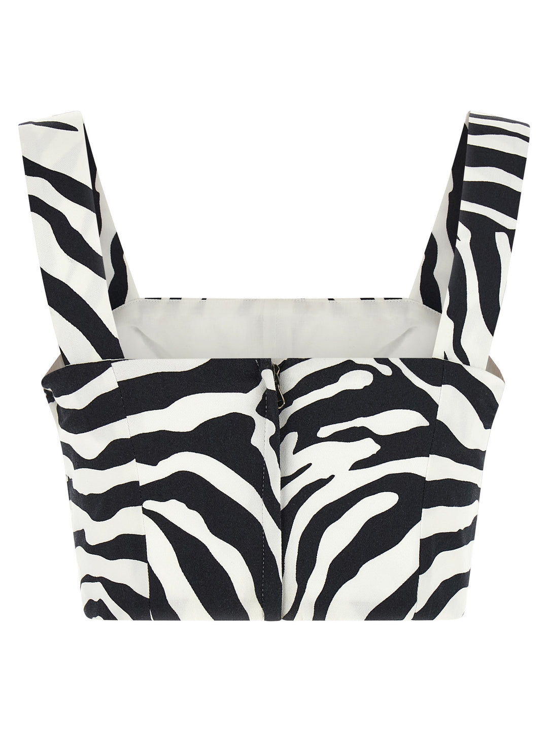 Dolce & Gabbana Zebra Top - Bianco/Nero | 503db964e61ee4c27bc873b6ec5d84bc439e8bf4