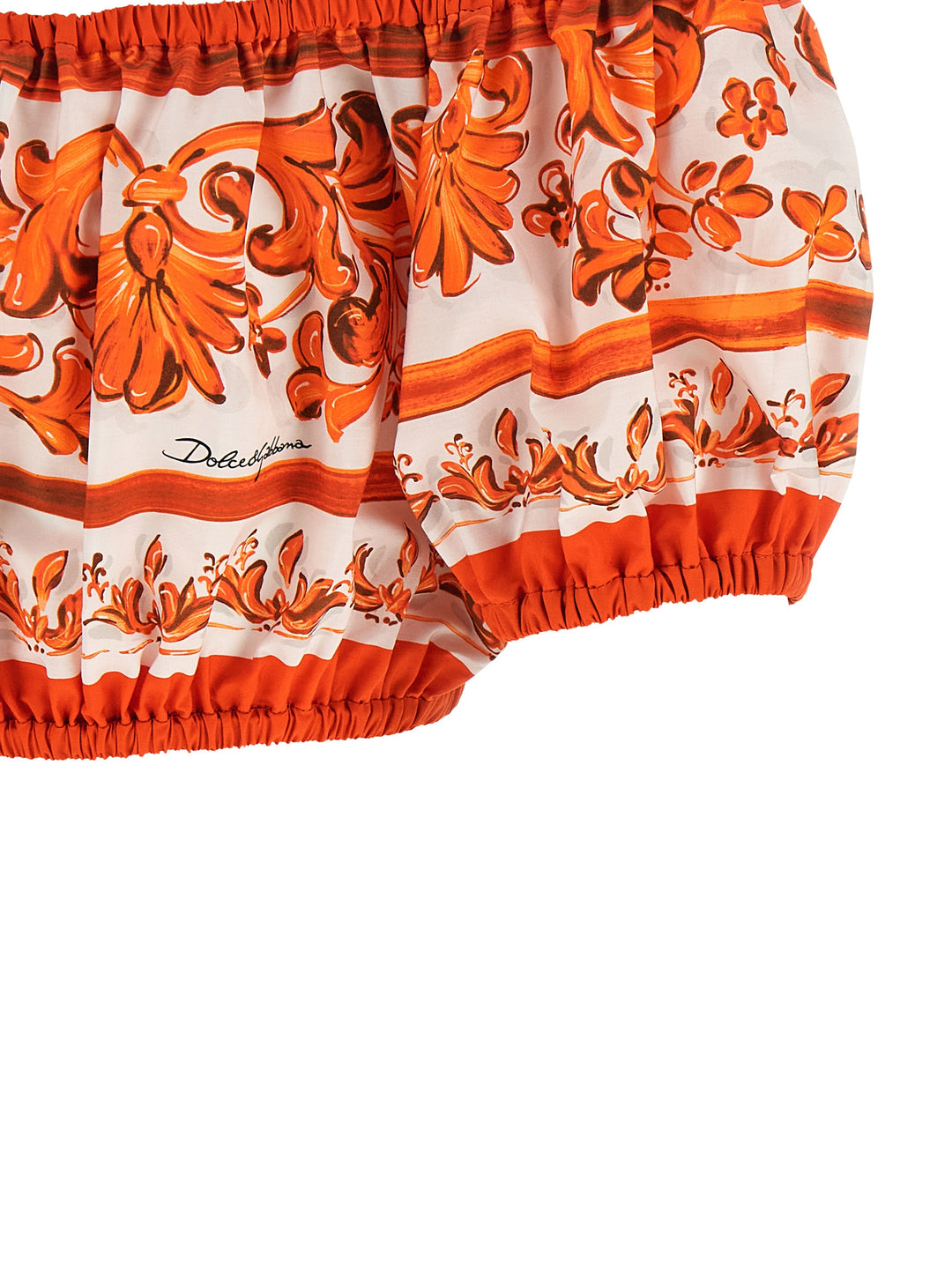 Dolce & Gabbana Maiolica Top - Arancione | 1a8bb4db3ff89408fc8a9f29d016f8b9464c3d72