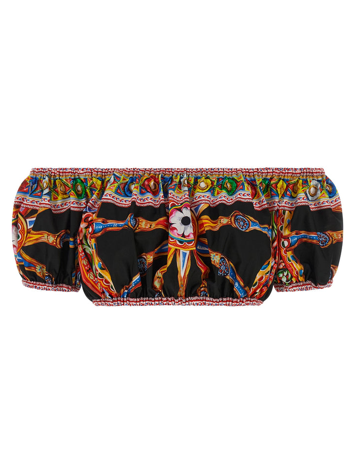 Dolce & Gabbana Carretto Top - Multicolor | d6d57a5a7e104923b284d754bfff4921225a9d49