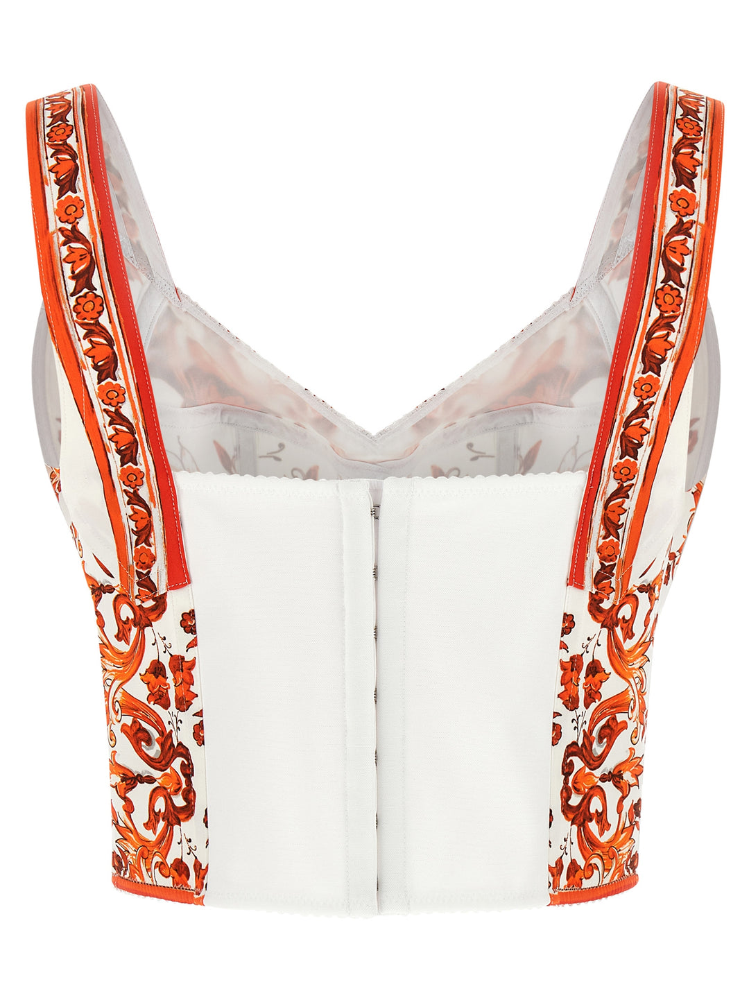 Dolce & Gabbana Maiolica Top - Arancione | a919f5127b6d4c7f63df408393b1acad2ff93b87