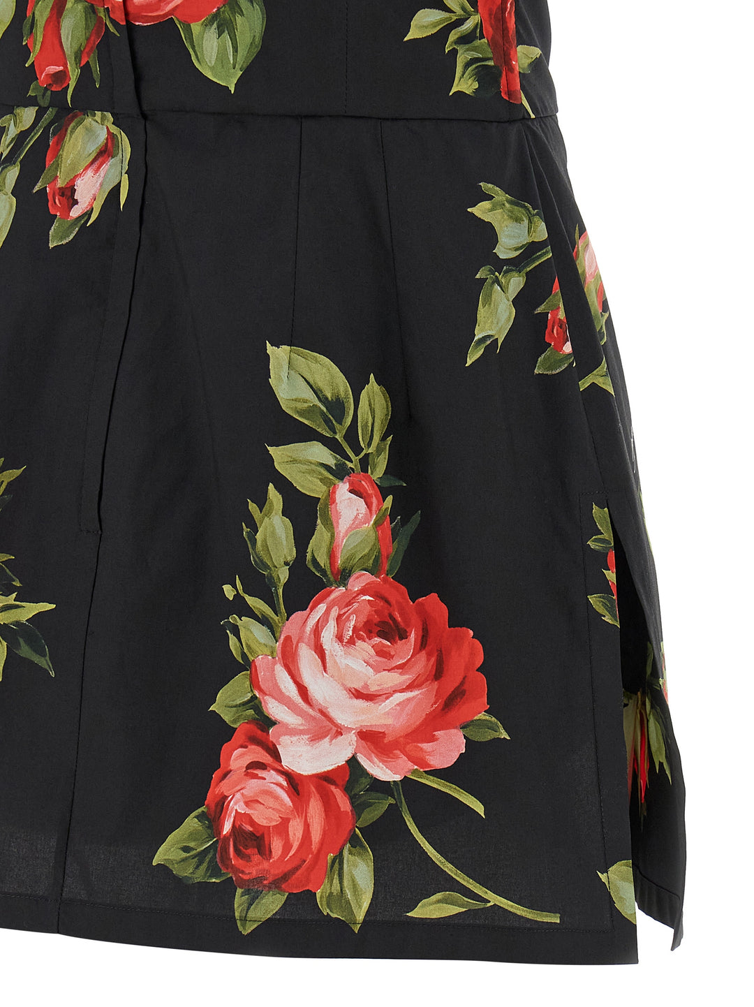 Dolce & Gabbana Bouquet Rose Top - Nero | db6ea0c2fb731948a80b523635aabd58a304ce0a