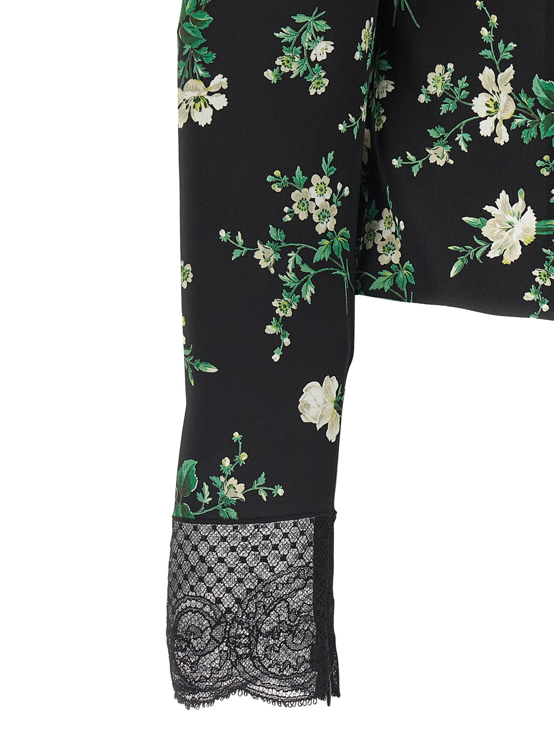 Dolce & Gabbana Flower Print Top Top - Nero | 497c67910071cd0caf0e436b45f3ae4cadbc9171