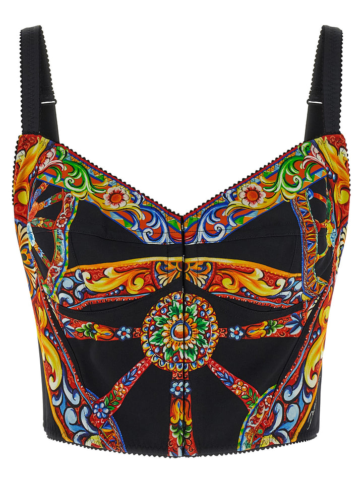 Dolce & Gabbana Carretto Top - Multicolor | c01a30158ccaa45129968afe03a3c5d4dcd45df5