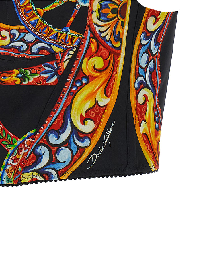 Dolce & Gabbana Carretto Top - Multicolor | 241985865064ba7a017d64f00015910f38a8ca30