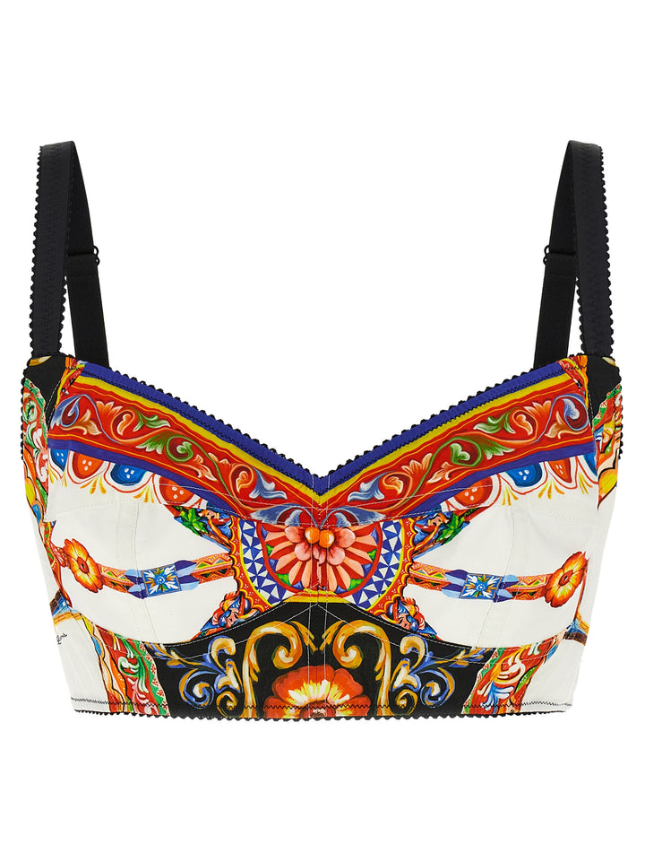 Dolce & Gabbana Carretto Top - Multicolor | 47d8c7fa64f5f0952d8bf7f79f72f75e5a55547e