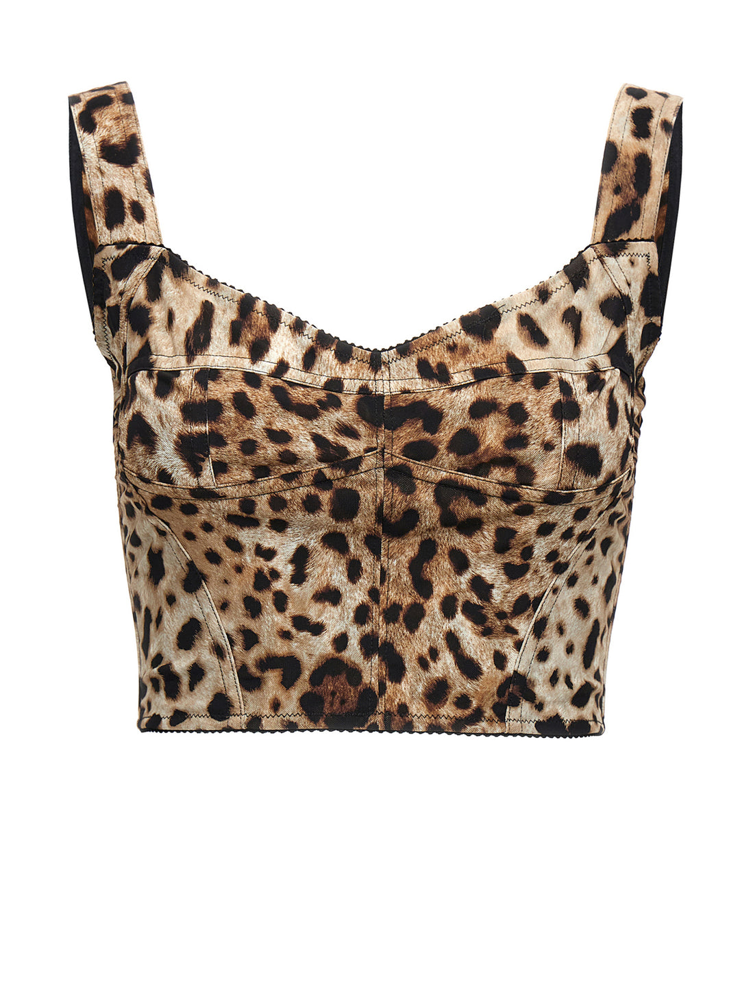 Dolce & Gabbana Leopardo Top - Multicolor | 64e4d3baf6359a1a854034f4ff46d26a453de3b7