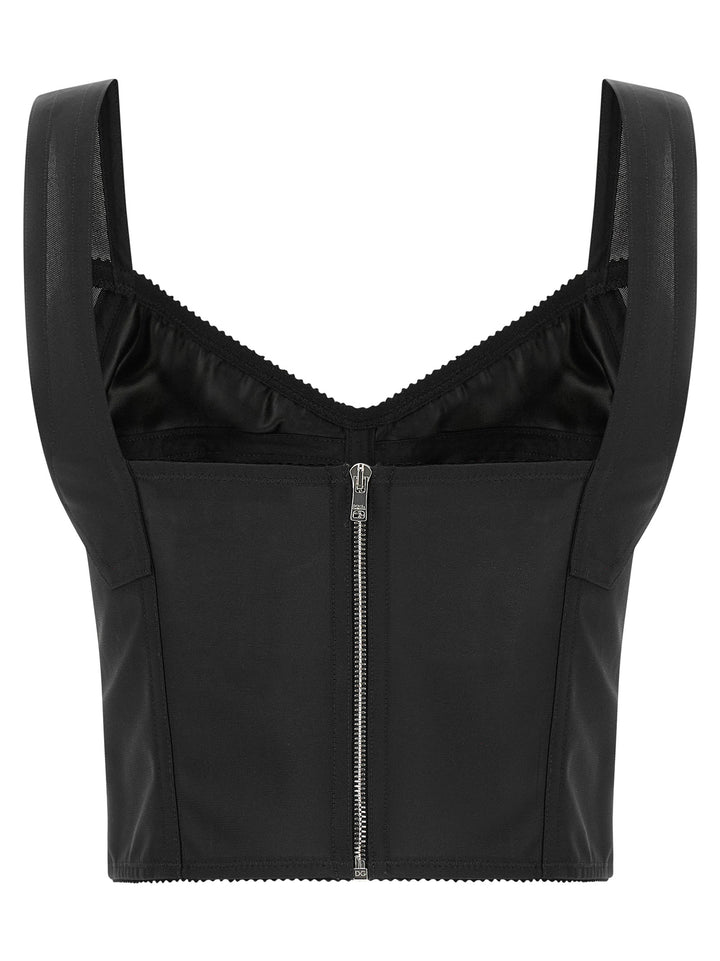 Dolce & Gabbana Corsetteria Top - Nero | ce7f82f4ec6a377d773bae5ea3c68d98463866c9