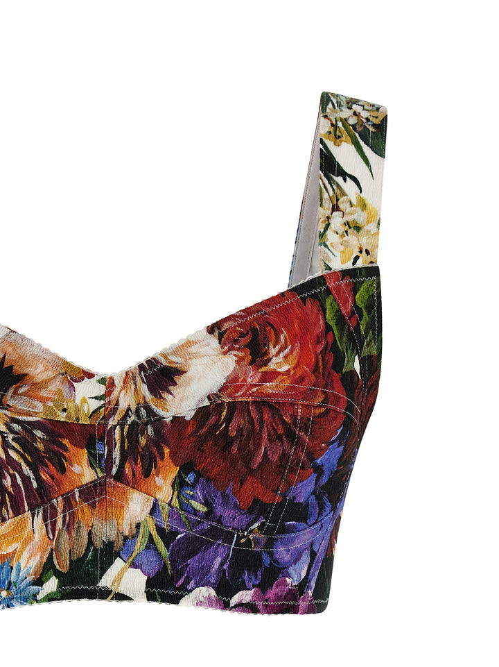 Dolce & Gabbana Print Top Top - Multicolor | 7e95d90f52d0d2a6a70a683addb8044e7c5869e0