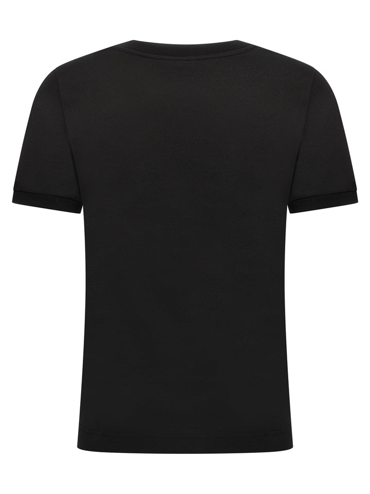 Dolce & Gabbana Rhinestone Logo T shirt - Nero | 2301700ce5041a394019a58fc5502b32f9abd725