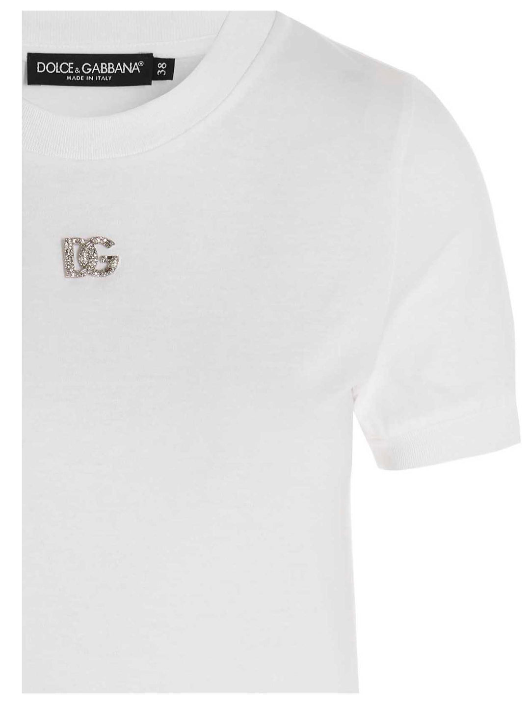 Dolce & Gabbana Logo T shirt - Bianco | 36d14db30a998656c2d90cd74c1d1b1648158539