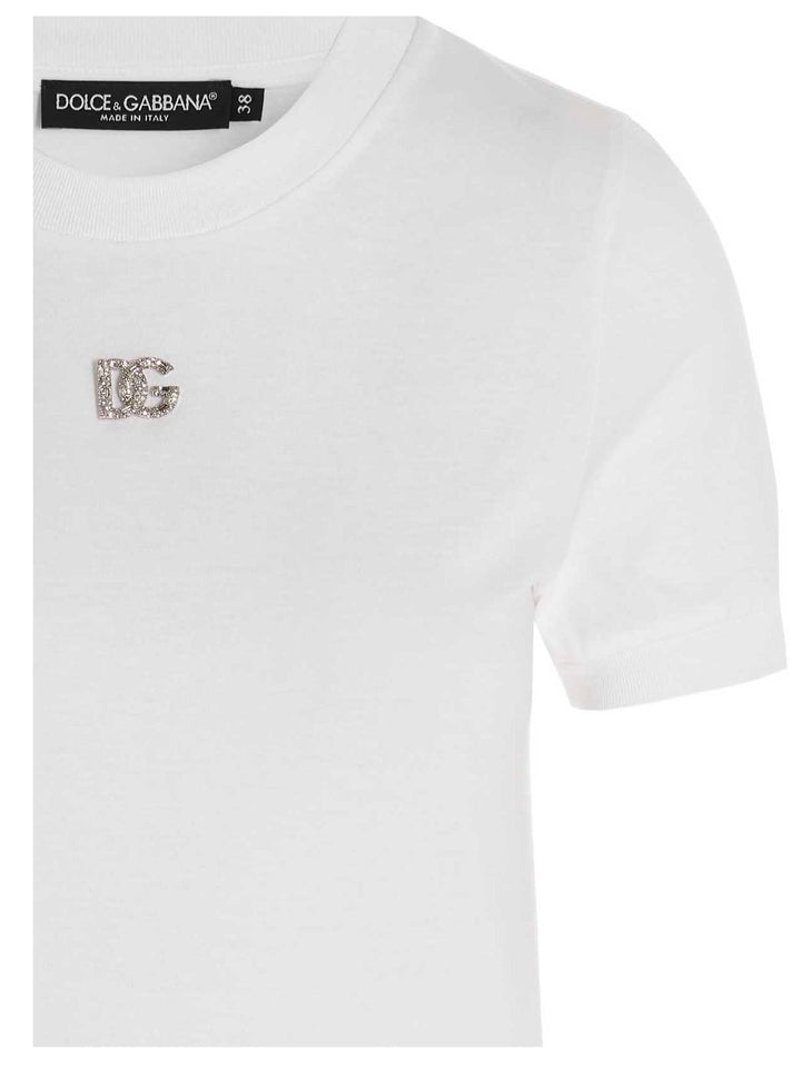 Dolce & Gabbana Logo T shirt - Bianco | 36d14db30a998656c2d90cd74c1d1b1648158539