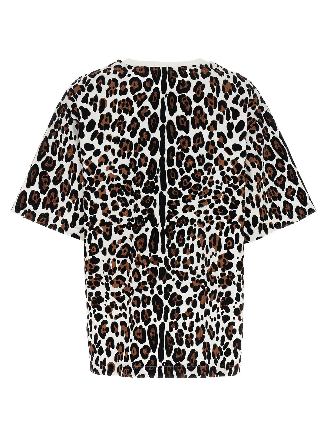 Dolce & Gabbana Animal Print Logo Plaque T shirt - Multicolor | fa1cad94d27dd3e52c0158b4ad601a336d4dfe6a