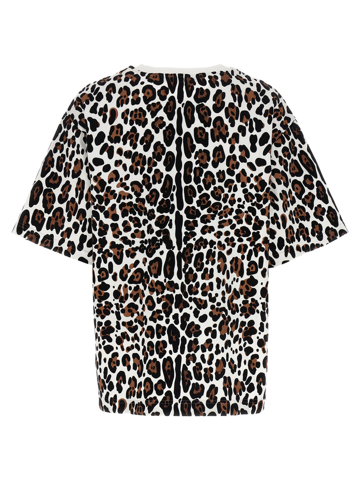 Dolce & Gabbana Animal Print Logo Plaque T shirt - Multicolor | fa1cad94d27dd3e52c0158b4ad601a336d4dfe6a