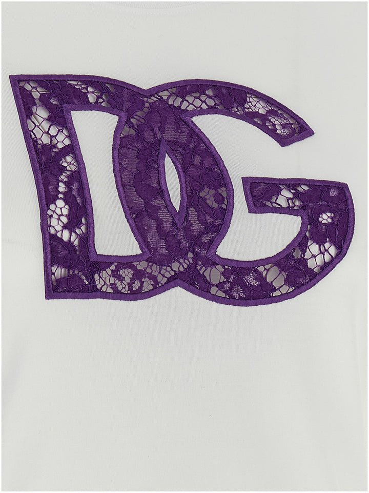 Dolce & Gabbana Lace T shirt - Bianco | 133fae542f89ac93130ab9517a5ffb8385a9113b