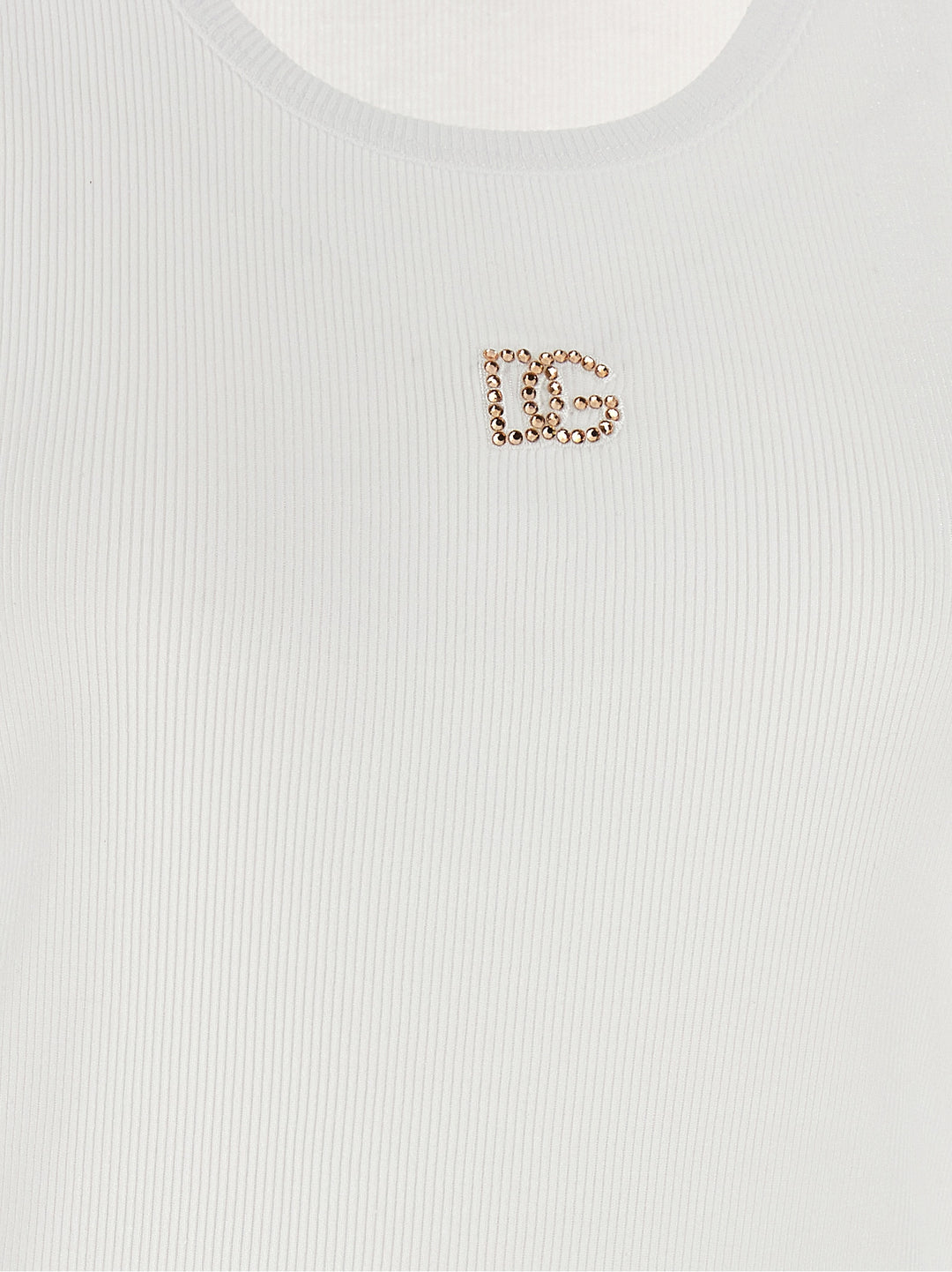 Dolce & Gabbana Dg Top - Bianco | 205d5375d8e10e78034e783a000cac7487230893