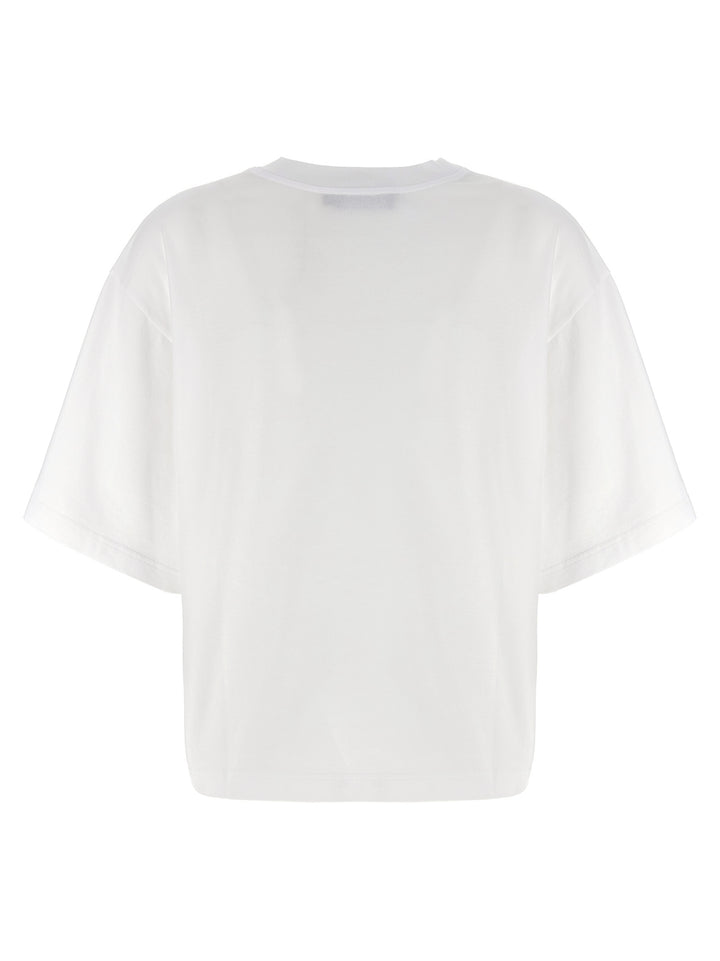 Dolce & Gabbana Floral Logo T shirt - Bianco | e9bba03920d1b184c961cd6624e57f976636d927