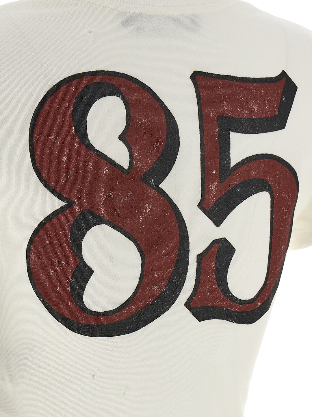 Dolce & Gabbana Used Effect Cotton T shirt - Bianco | 4c5c00acdcfbff72436e2f0a27309e97909a7597