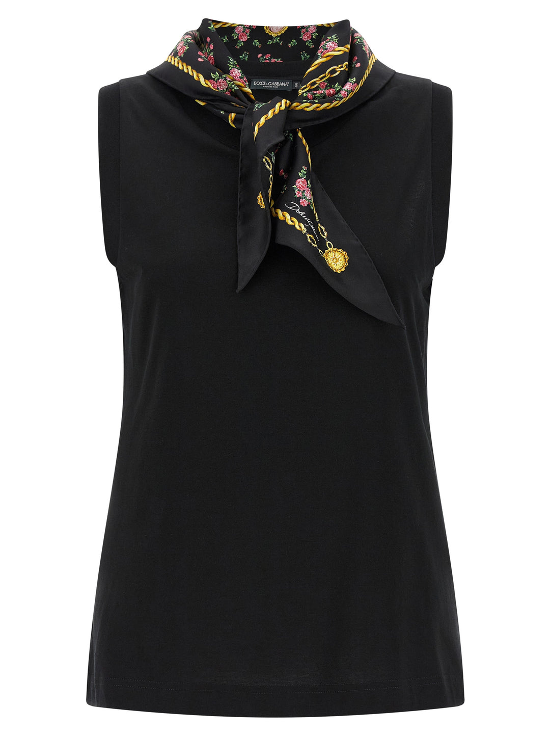 Dolce & Gabbana With Scarf T shirt - Nero | 68c402f8a7c33b14ce42c4e891aefe5e87b814c8