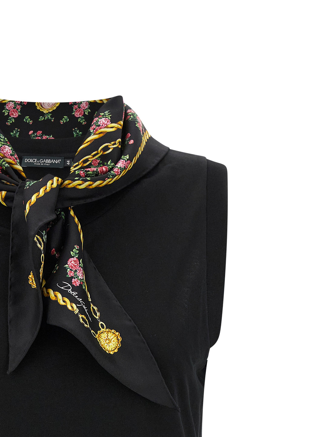 Dolce & Gabbana With Scarf T shirt - Nero | 77ef160fdbf9862fef63984b98aca02435af92a4