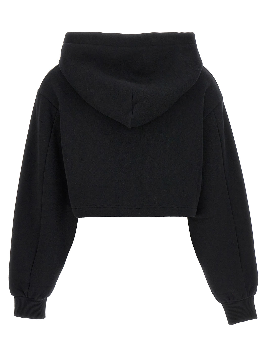 Dolce & Gabbana Logo Embroidery Cropped Hoodie Felpe - Nero | e3c9fed3e6c37e875ff7d359ef2c3d06f913e6cd