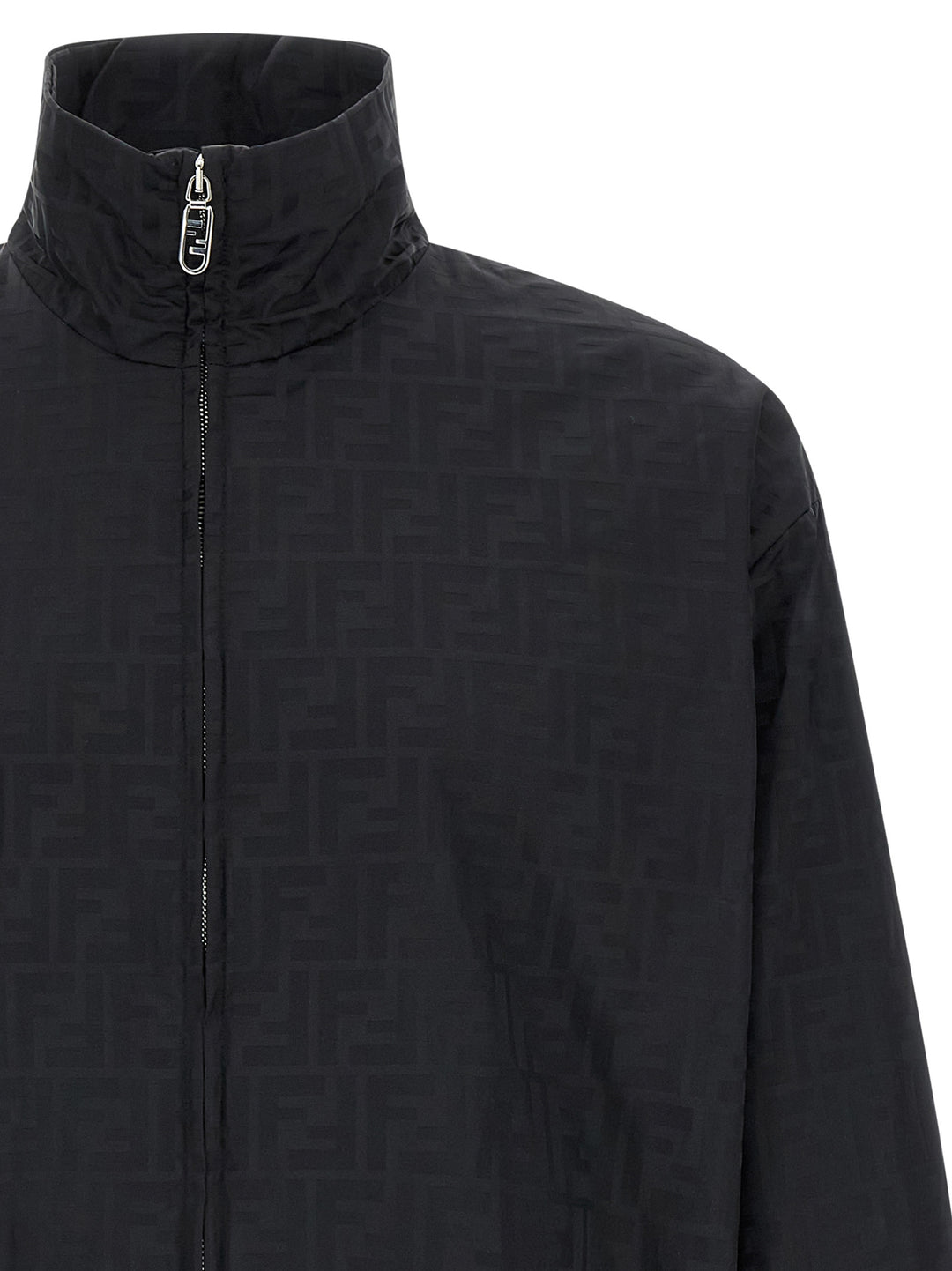 Fendi Bomber Nylon Ff Puffer Jackets - Nero | 4ae1398d15e0fc1b30d225b37643aa9ed7d148a7