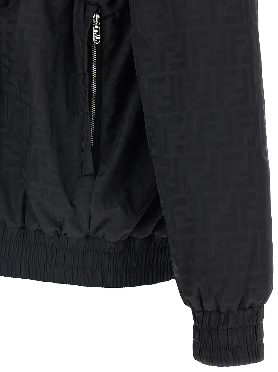 Fendi Bomber Nylon Ff Puffer Jackets - Nero | 9f27262abcad25a05c14ae52826328bef34ee4dd