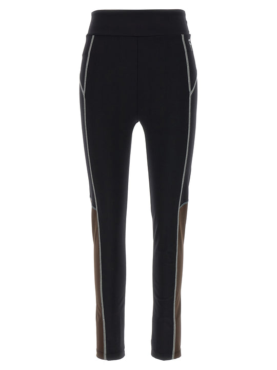 Color Block Leggings Nero
