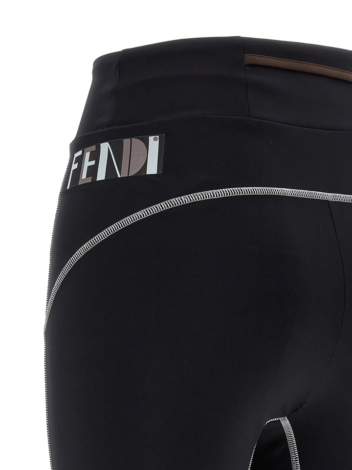 Fendi Color Block Leggings - Nero | af9c35f6f043e637d15a996dbb8b9b42100563a8