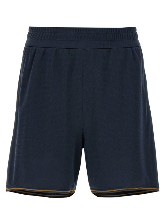 Bermuda Jacquard Ff Bermuda E Short Blu